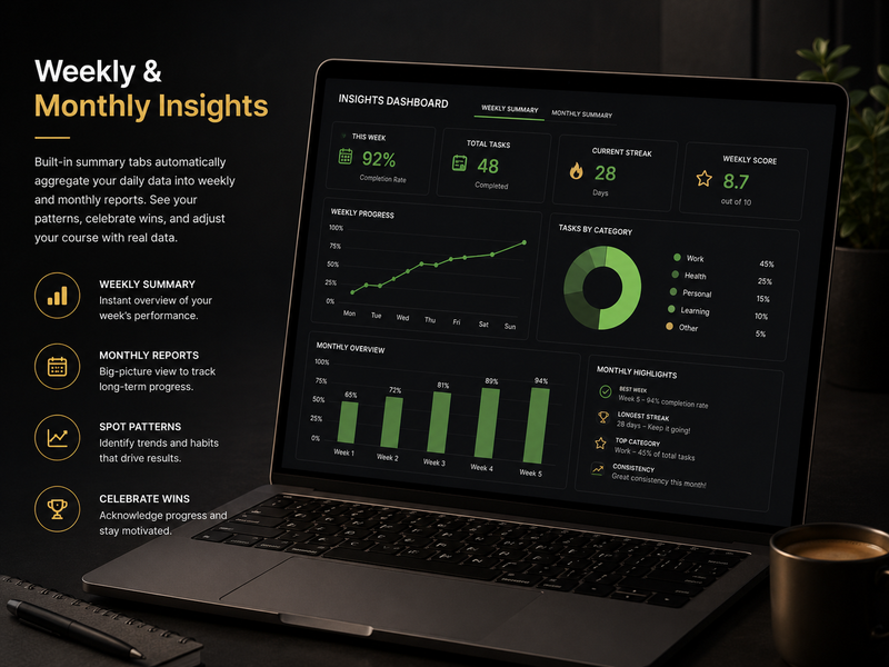 Weekly & Monthly Insights